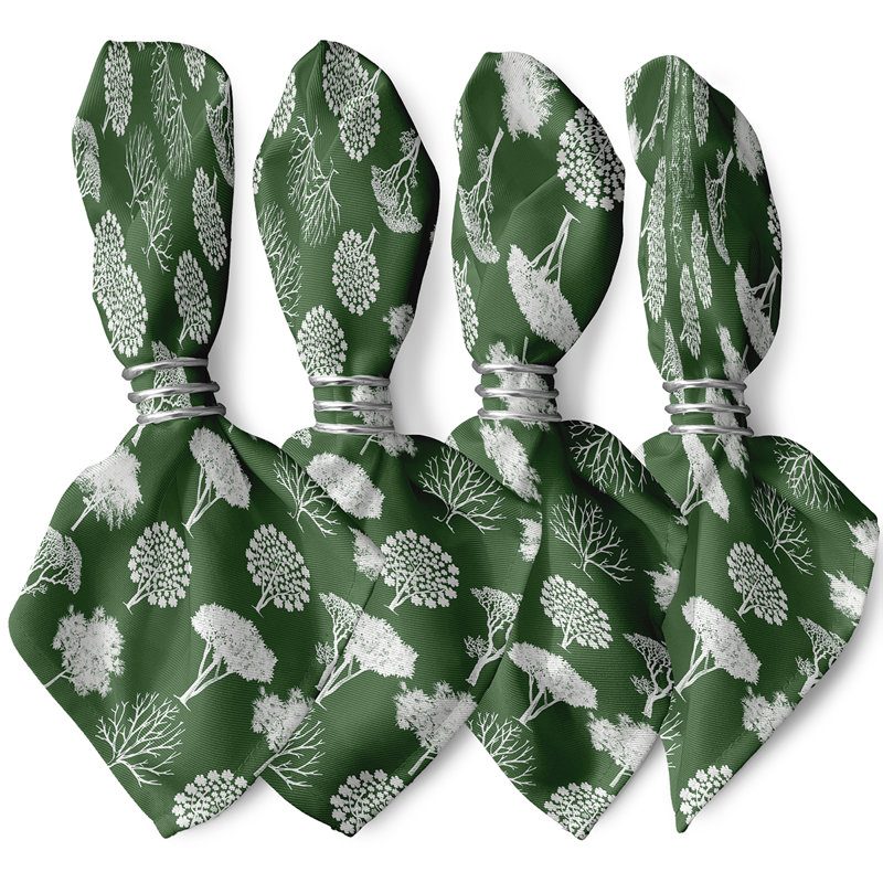 Chantae Field of Trees Napkins, Green