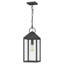 Mini-luminaire suspendu noir tacheté 1 lumière Dewayne