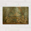 «The Large Bathers» par Paul Cezanne, art mural en métal doré, 16 po x 12 po-2101566902