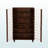 Irick 6-Shelves With 4-Door Shoe Cabinet Brown Finish, 47.98" H X 29.71" W X 12.99" D