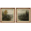 "Moody Riverside Forest Nature Landscape", ensemble de 2 reproductions d'art encadrées-1303126481-1303126476