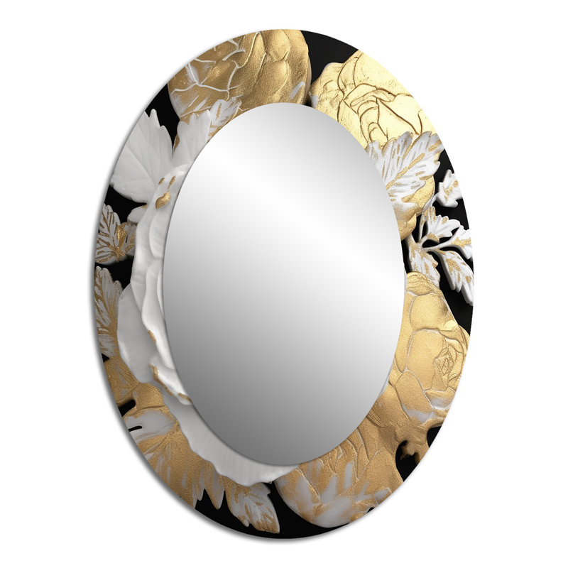 Miroir mural blanc exquis, 40 po x 30 po