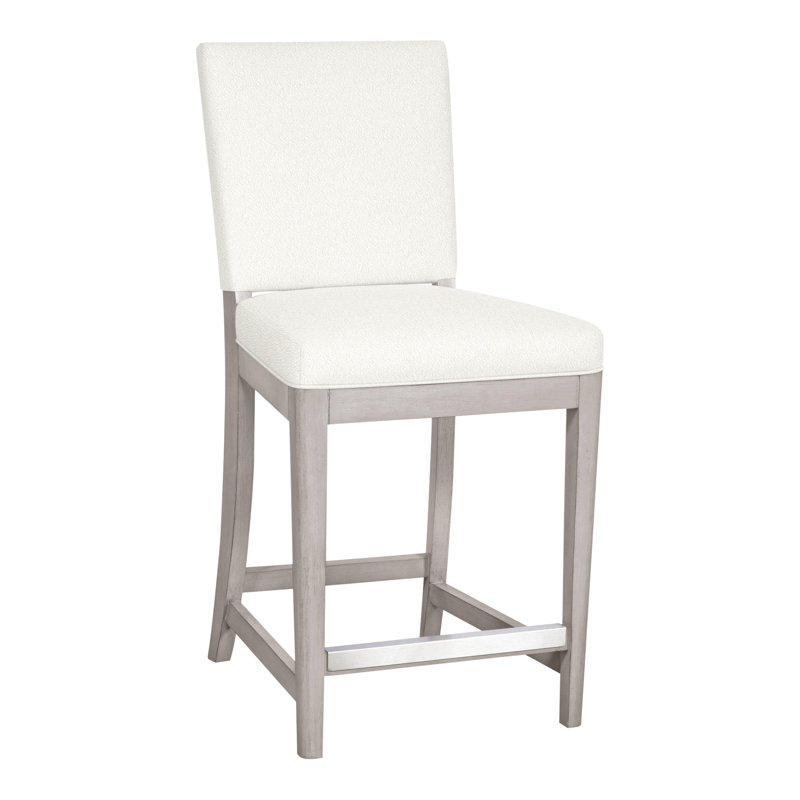 Juliet 42"Counter Stool, Dove Gray, Kennelly Snow