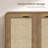41" Tall Rattan Shoe Storage Cabinet, 24 Pairs Shoe Cabinet For Entryway,-772015758