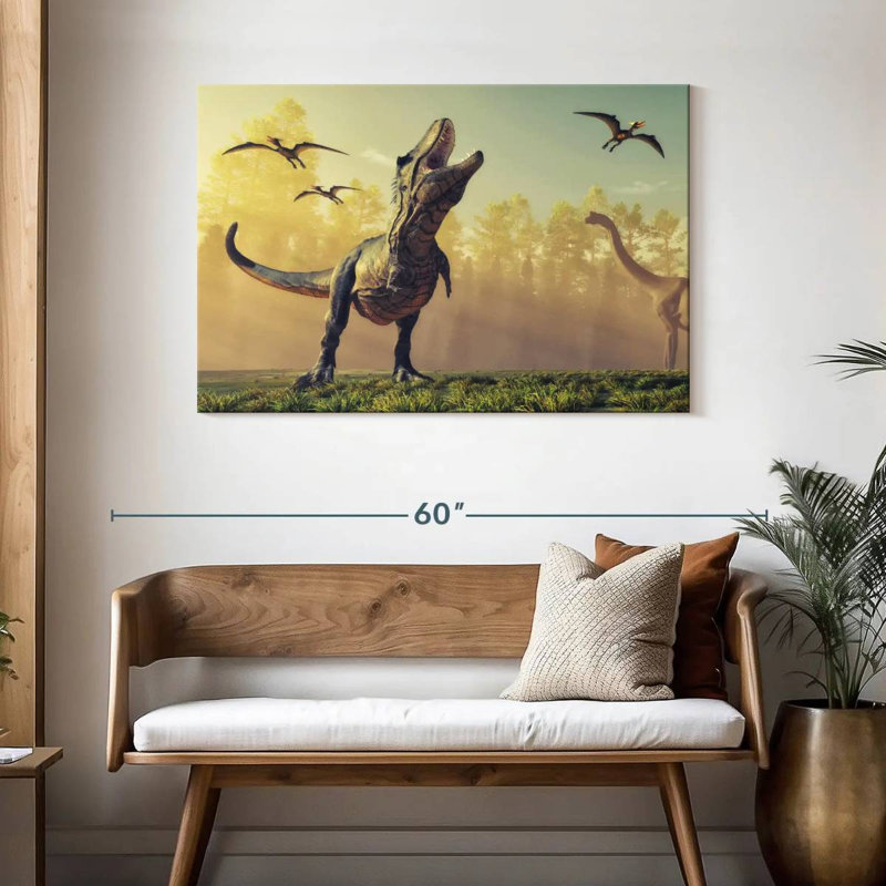Brampt Dinosaur Park, 30" H x 45" W
