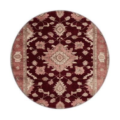 Tapis intérieur et extérieur brun Overdyed