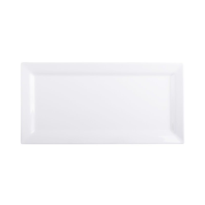 Elite Global Solutions Vogue Melamine Platter, 1" H x 14" W x 7" D