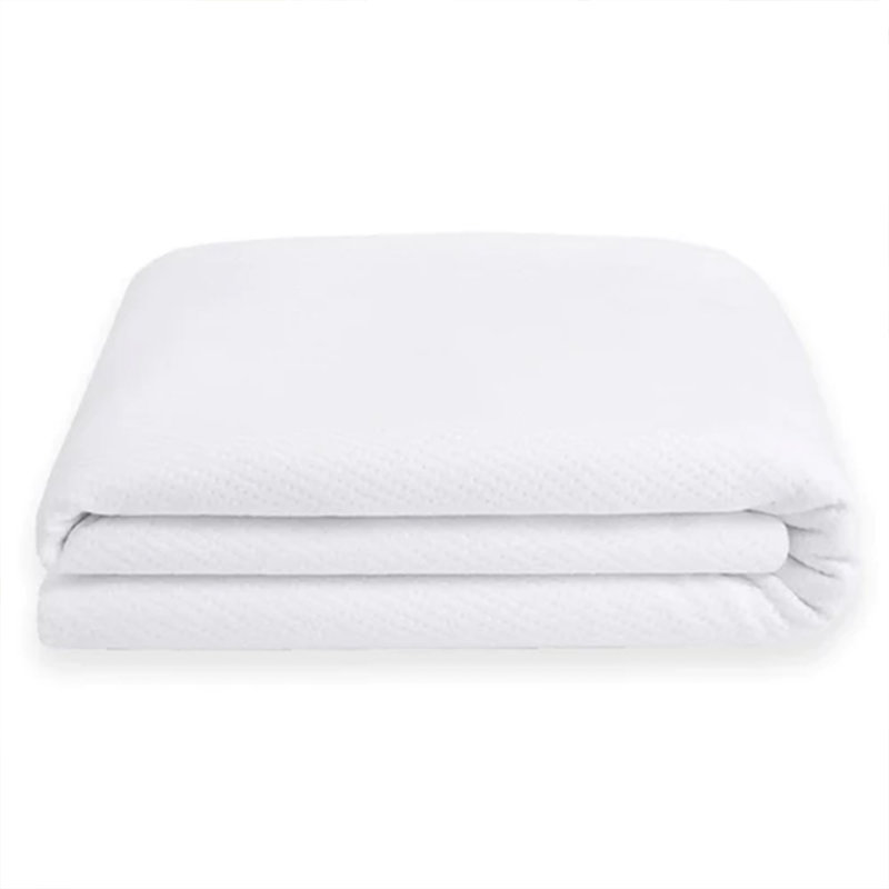 Arsuite Breathable Sweat Proof Cotton Cover Mattress Protector, Full, White, Twin
