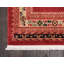 Tapis décoratif géométrique rouge profond Frederik-40282795