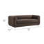 Canapé rembourré 89 po Leif-110874654