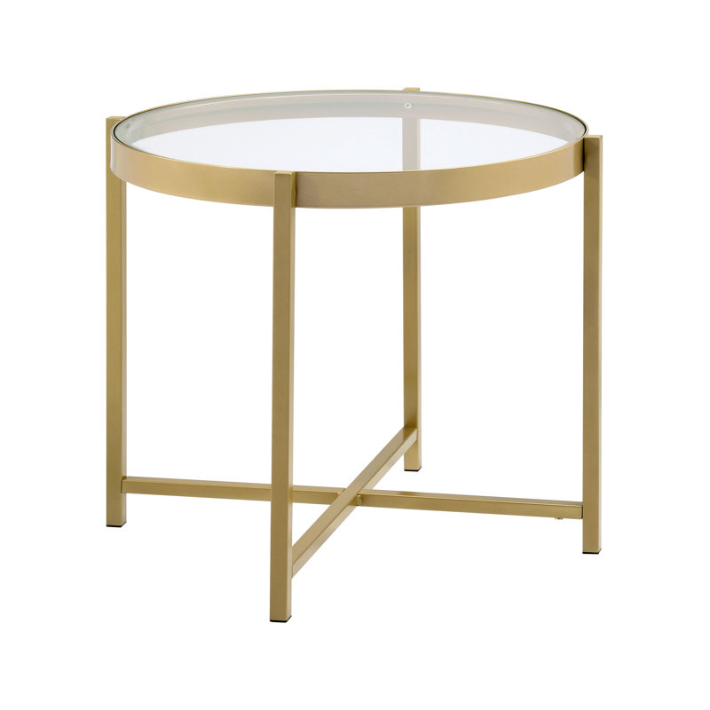 Table de bout en verre Maysam