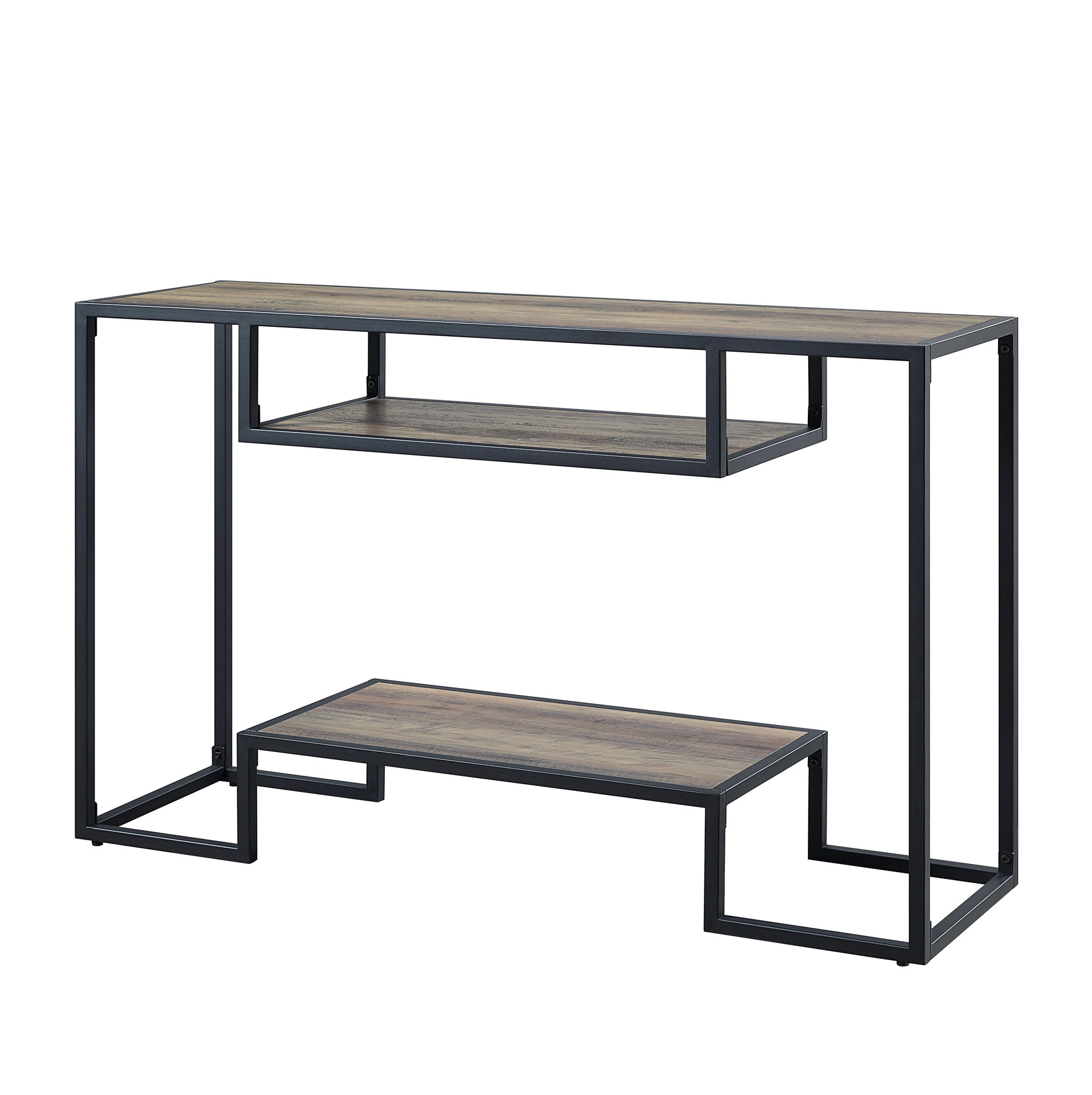 17 Stories Console Table 2 Storage Shelves Included | Wayfair