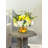 Lemon Arrangement with Hydrangeas and Begonias