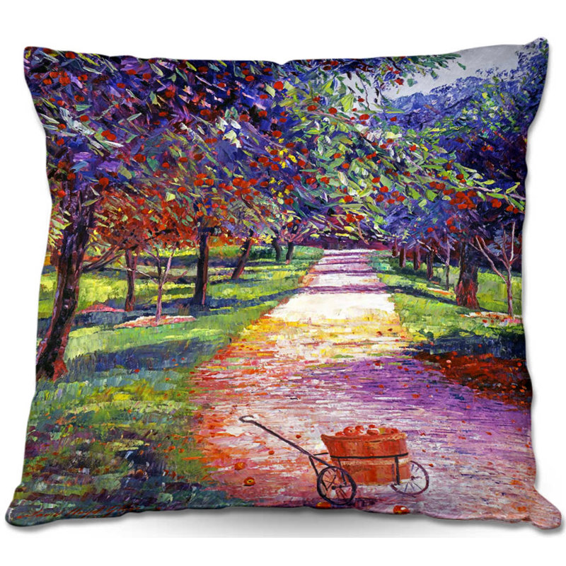 Coussin de jardin, H 16 po x l 16 po x P 4 po