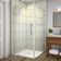 Avalux GS 32 in. W x 38 in. D x 72 in. H Frameless Shower Enclosure in , Clear Glass