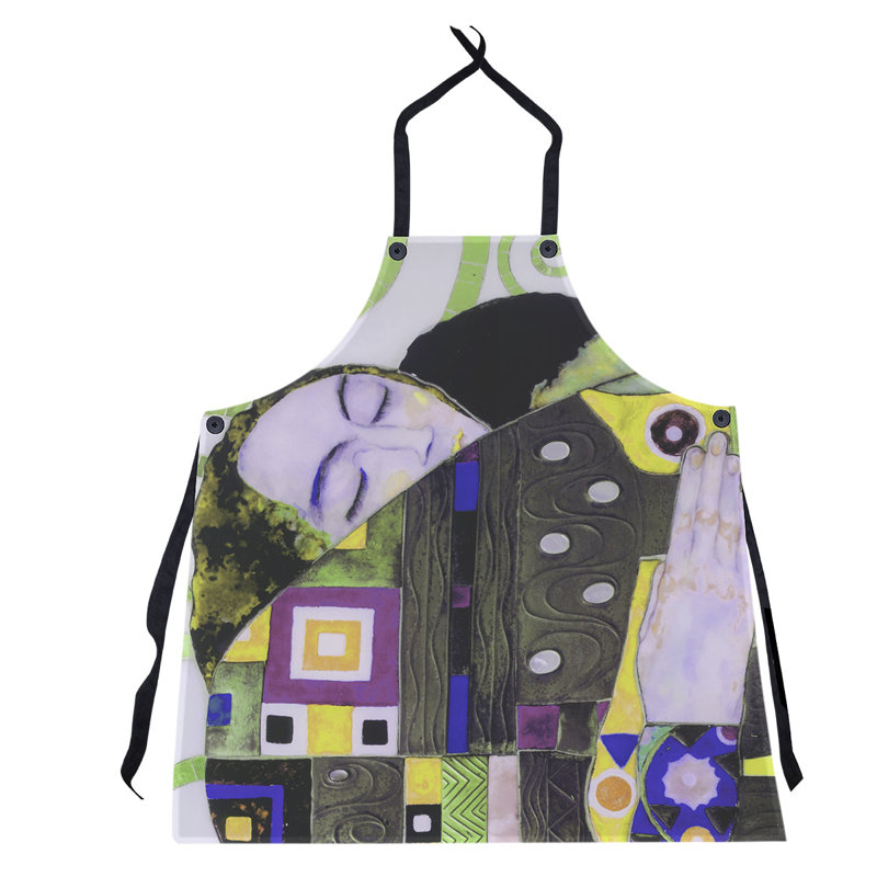 Tablier gustav klimt,, Vert / Jaune