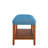 Charla Fabric & Oak Finish Bench-285349607