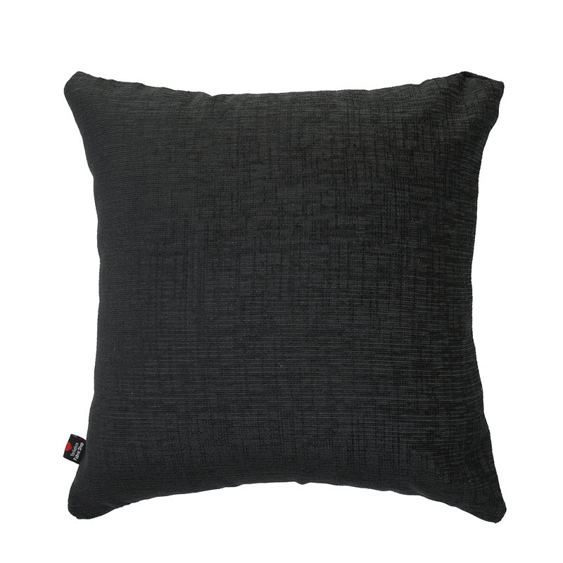 Ambrose Square Cushion, 43 x 43cm, Black