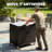 2 Piece Modular Outdoor Kitchen Cabinet Set With Multifunctional Collapsible Bbq Prep Tu