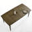 72 Inch Dining Table for 6- 8, Modern Split Top Farmhouse Design, Distressed Walnut Finish, Solid Wood & MDF Construction, 72"L x 35"W x 30"H