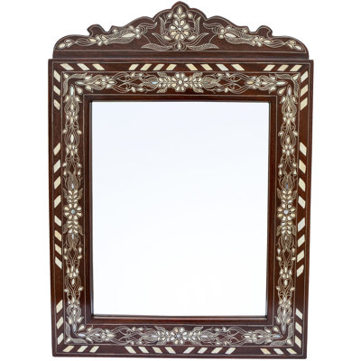 Syrian Solid Wood Arch Wall Mirror