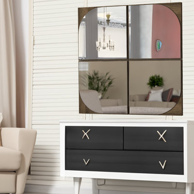 Ensemble de miroirs 4 pièces Alfrik