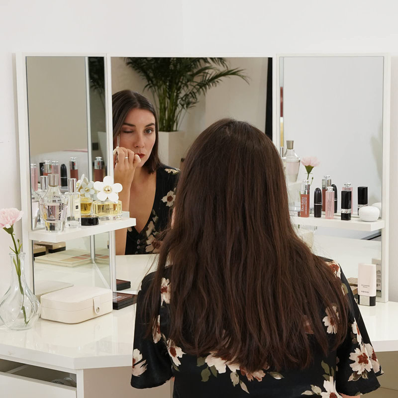 Pangle Dressing Table with Mirror