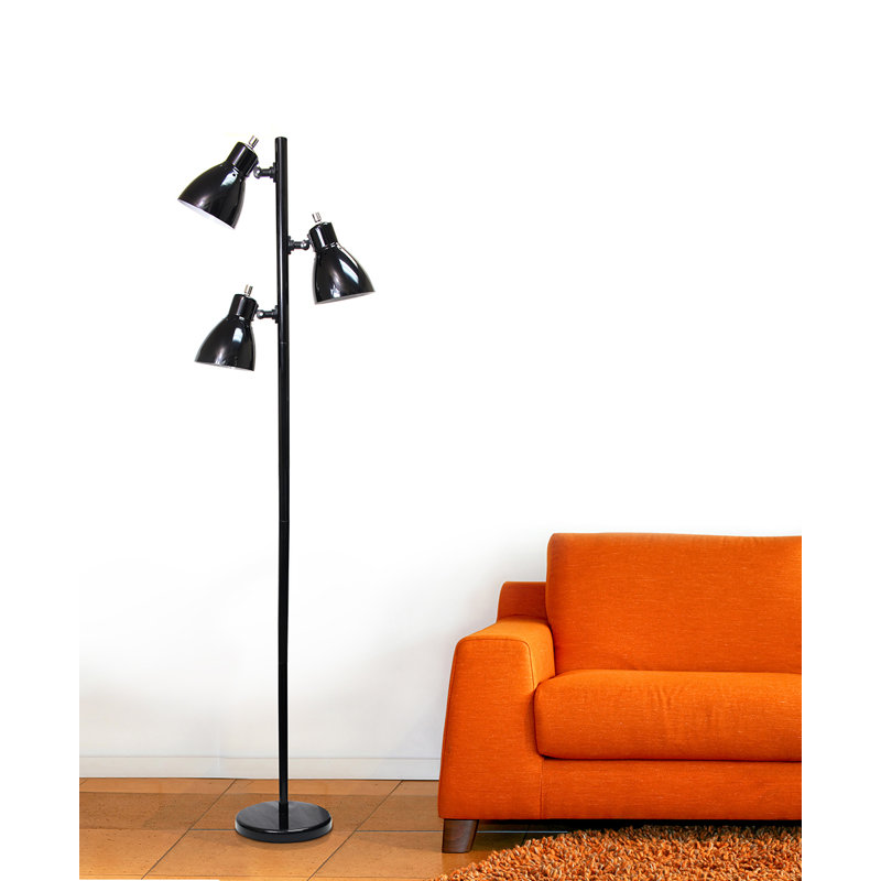 Nadide 64'' Tree Floor Lamp, Black