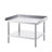 Stainless Steel Work Table, 30 X 36 X 26 Inch Commercial Food Prep Worktable
