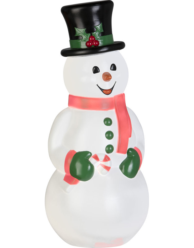 Soufflage de bonhomme de neige rétro
