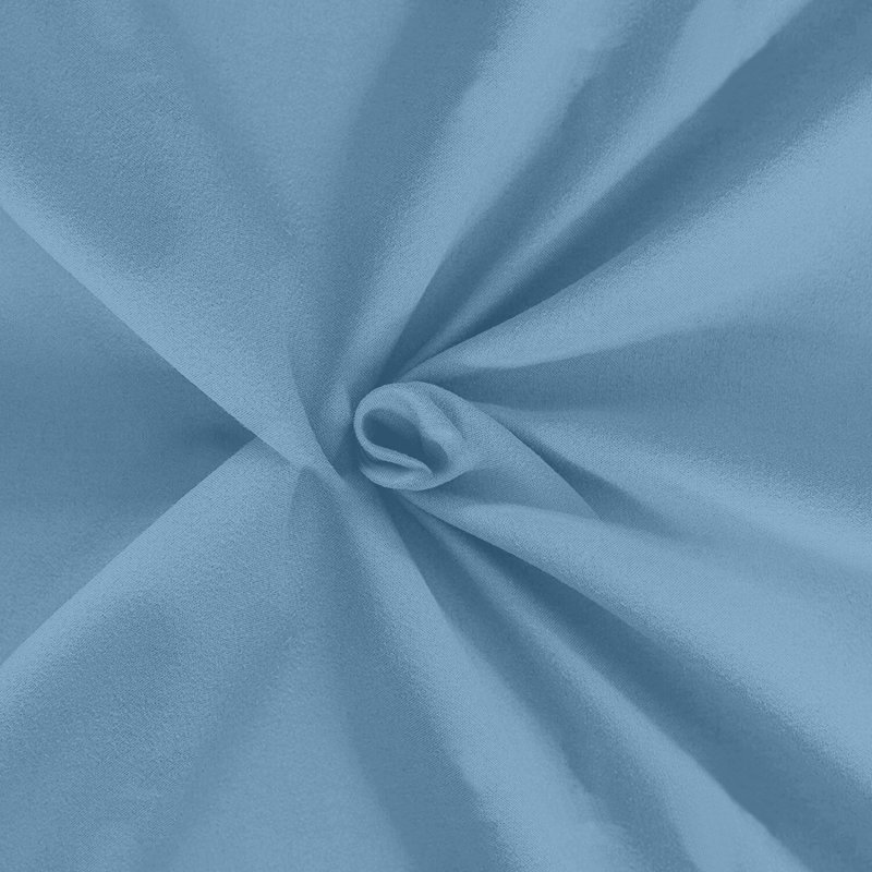 Soft & Breathable Microfiber Extra Deep Fitted Sheet, Single (3'), Light Blue