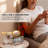 Headboard Projection Alarm Clock, 7.3-Inch Mirror Projection Device, 180° Rotation Projection, Dual Alarm Function, 3 Modes, Brightness Adjustment, Daylight Saving Time Function, Delayed Wake-Up Function, Charging Interface, 5-Level Volume Adjustment.