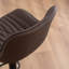 Tabouret de bar pivotant à hauteur réglable et tabouret de bar en cuir végétalien-510997638