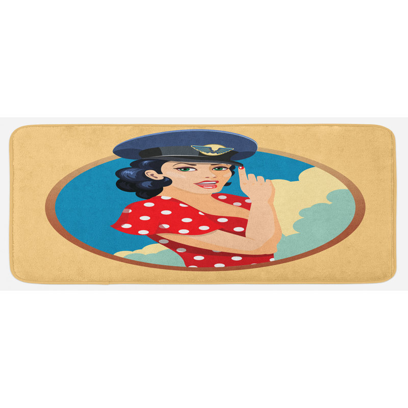 Tapis de cuisine Pin Up Girl