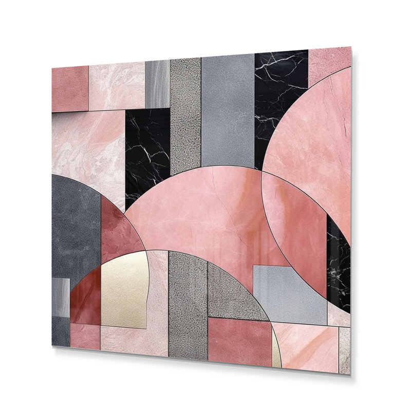 Rose Transcendent Angles II, H 16 po x l 16 po x P 1 po