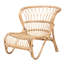 Chaise d'appoint moderne bohémienne fabriquée à la main en rotin naturel