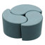 Learniture Structured Teardrop Stool -Flexible Modular Collaborative Soft Seating For Office, Home, Lounge And School Classrooms With Durable Frame 1002NLG-139195530-64494600-139195528