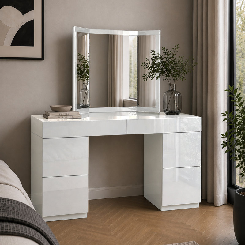 Liberty Mirror White
