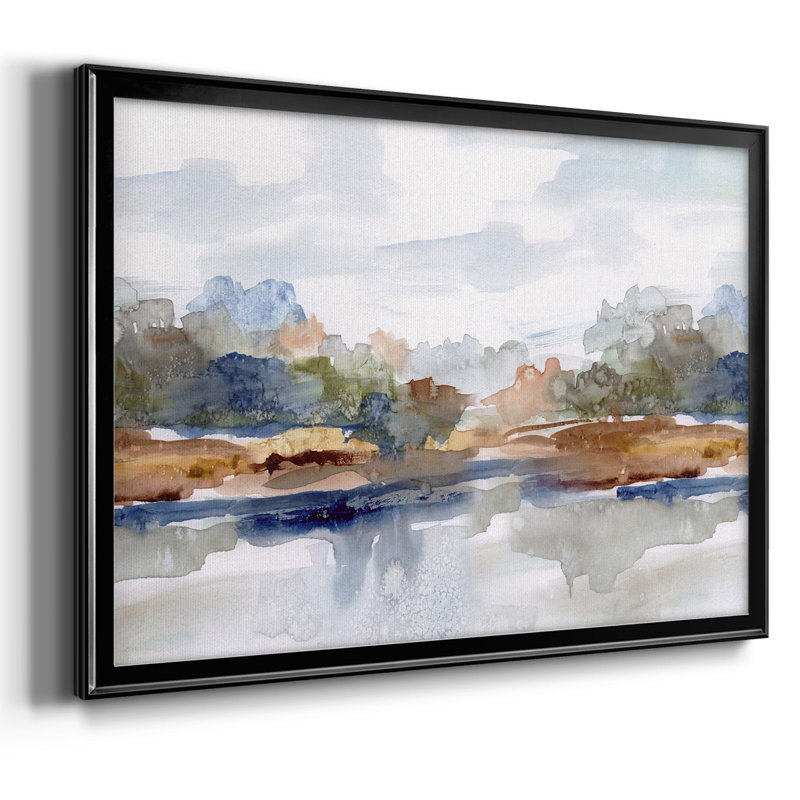 Toile tendue avec cadre High High Sierra, H 14 po x l 20 po x P 1,5 po, Noir