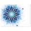 «Fractal Flower Light Blue Digital Art», impression-35062271-35062274