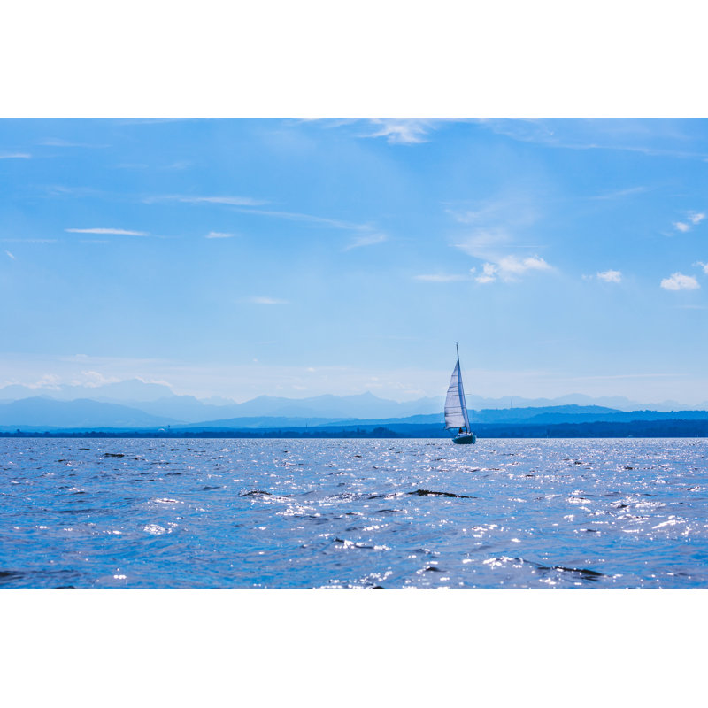 Voile sur le lac Ammersee par Pk-Photos, H 32 po x l 48 po