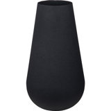 Matte Black 14'' Metal Table Vase