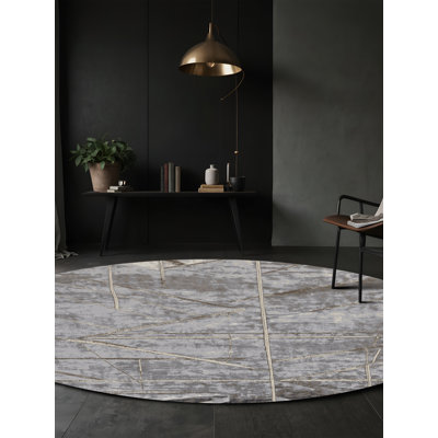Tapis gris lavable à la machine