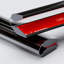 4x 300 mm Black Acrylic Flexible Hinges, Self-Adhesive, No Glue Required