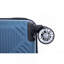 Ensemble de valises 2 pièces en ABS léger, roulettes, (20/14) bleu