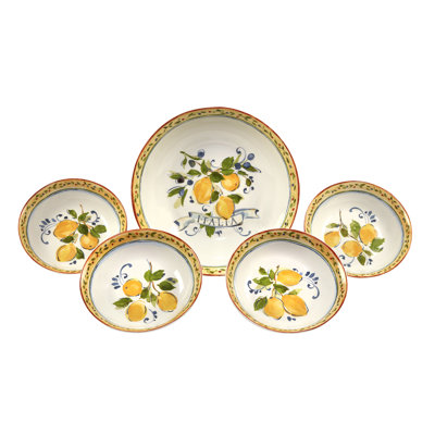 Certified International Italia 5Pc Pasta Set