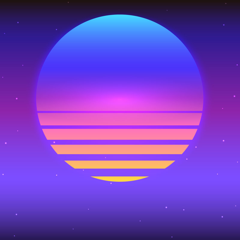Motif de soleil Emijah par Eriksvoboda, H 20 po x l 20 po