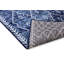 Tapis géométrique bleu-1226981703
