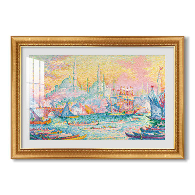 The Golden Horn, Constantinople, 1907 - Paul Signac - Toile encadrée sur mesure