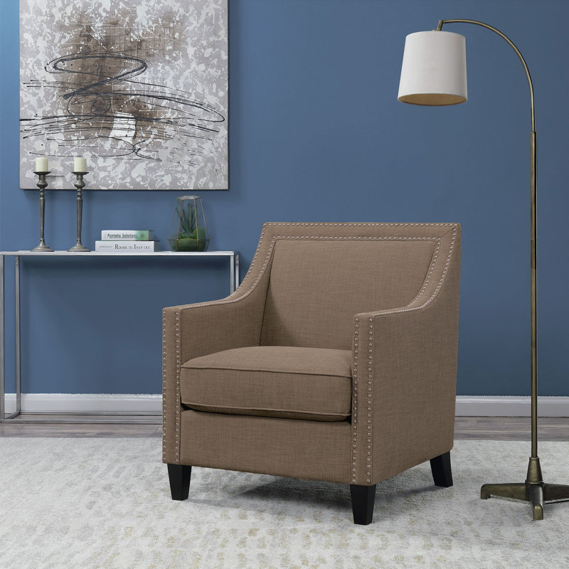 Damira Upholstered Armchair, Wheat
